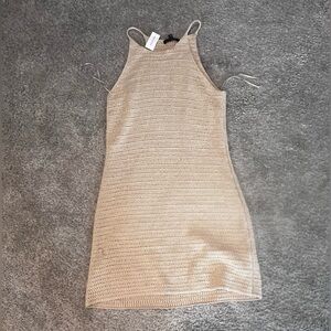 NWT Banana Republic Tan Crochet Dress